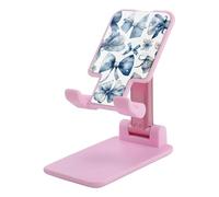 HETVBNS A Set of Blue Bows Phone Stand for Desk - Adjustable & Foldable Tablet Stand Portable Cell Phone Stand Holder Compatible with 4-13" Smartphones, Tablets