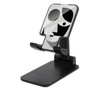 HETVBNS Abstract Face Phone Stand for Desk - Adjustable & Foldable Tablet Stand Portable Cell Phone Stand Holder Compatible with 4-13" Smartphones, Tablets