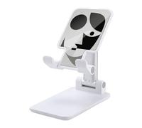 HETVBNS Abstract Face Phone Stand for Desk - Adjustable & Foldable Tablet Stand Portable Cell Phone Stand Holder Compatible with 4-13" Smartphones, Tablets