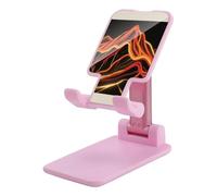 HETVBNS Abstract Mountain Phone Stand for Desk - Adjustable & Foldable Tablet Stand Portable Cell Phone Stand Holder Compatible with 4-13" Smartphones, Tablets