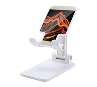 HETVBNS Abstract Mountain Phone Stand for Desk - Adjustable & Foldable Tablet Stand Portable Cell Phone Stand Holder Compatible with 4-13" Smartphones, Tablets