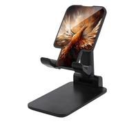 HETVBNS Abstract Phoenix Phone Stand for Desk - Adjustable & Foldable Tablet Stand Portable Cell Phone Stand Holder Compatible with 4-13" Smartphones, Tablets