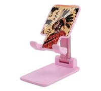 HETVBNS African Art Phone Stand for Desk - Adjustable & Foldable Tablet Stand Portable Cell Phone Stand Holder Compatible with 4-13" Smartphones, Tablets