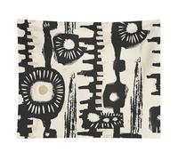 HETVBNS African Print Design Tapestry Wall Hanging - 50"x60" Aesthetic Tapestries Soft Polyester Wall Art Decor Large Tapestry for Bedroom Living Room Dorm Backdrop, Hanging Kit Included