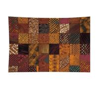 HETVBNS African Style Patchwork Tapestry Wall Hanging - 40"x60" Aesthetic Tapestries Soft Polyester Wall Art Decor Large Tapestry for Bedroom Living Room Dorm Backdrop, Hanging Kit Included