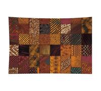 HETVBNS African Style Patchwork Tapestry Wall Hanging - 60"x90" Aesthetic Tapestries Soft Polyester Wall Art Decor Large Tapestry for Bedroom Living Room Dorm Backdrop, Hanging Kit Included
