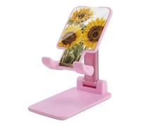 HETVBNS Alluring Sunflowers Summer Phone Stand for Desk - Adjustable & Foldable Tablet Stand Portable Cell Phone Stand Holder Compatible with 4-13" Smartphones, Tablets