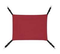 HETVBNS Amaranth Red Pet Hammock for Cats & Dogs, Soft Breathable Canvas Hanging Hammock with Adjustable Straps, Comfortable & Durable Hanging Bed for Small to Medium Pets