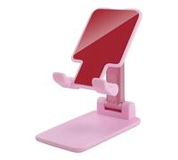 HETVBNS Amaranth Red Phone Stand for Desk - Adjustable & Foldable Tablet Stand Portable Cell Phone Stand Holder Compatible with 4-13" Smartphones, Tablets