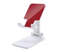 HETVBNS Amaranth Red Phone Stand for Desk - Adjustable & Foldable Tablet Stand Portable Cell Phone Stand Holder Compatible with 4-13" Smartphones, Tablets