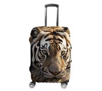 HETVBNS Animal Tiger Luggage Cover, Elastic Luggage Protector Fits 19-32in Suitcases, Washable & Anti-Scratch Suitcase Cover for Men Women, style, M, Classic