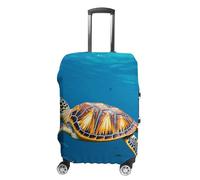 HETVBNS Animals Sea Turtles Luggage Cover, Elastic Luggage Protector Fits 19-32in Suitcases, Washable & Anti-Scratch Suitcase Cover for Men Women, style, M, Classic