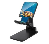 HETVBNS Animals Sea Turtles Phone Stand for Desk - Adjustable & Foldable Tablet Stand Portable Cell Phone Stand Holder Compatible with 4-13" Smartphones, Tablets
