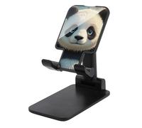 HETVBNS Anime Panda Face Phone Stand for Desk - Adjustable & Foldable Tablet Stand Portable Cell Phone Stand Holder Compatible with 4-13" Smartphones, Tablets