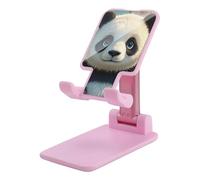 HETVBNS Anime Panda Face Phone Stand for Desk - Adjustable & Foldable Tablet Stand Portable Cell Phone Stand Holder Compatible with 4-13" Smartphones, Tablets