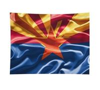 HETVBNS Arizona Flag Standard Tapestry Wall Hanging - 30"x40" Aesthetic Tapestries Soft Polyester Wall Art Decor Large Tapestry for Bedroom Living Room Dorm Backdrop, Hanging Kit Included