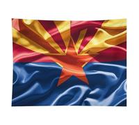 HETVBNS Arizona Flag Standard Tapestry Wall Hanging - 60"x80" Aesthetic Tapestries Soft Polyester Wall Art Decor Large Tapestry for Bedroom Living Room Dorm Backdrop, Hanging Kit Included