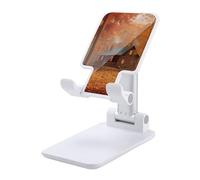 HETVBNS Autumn Woods Cabin Phone Stand for Desk - Adjustable & Foldable Tablet Stand Portable Cell Phone Stand Holder Compatible with 4-13" Smartphones, Tablets