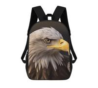 HETVBNS Bald Eagle Backpack for Women Men, Durable 600D Polyester Bookbag with Large Capacity, Lightweight 17 Inch Laptop Backpack Minimalism Casual Daypack for Work, Travel