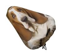 HETVBNS Basset Hound Bike Seat Cover Waterproof Bicycle Seat Cover