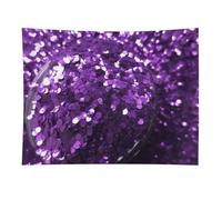 HETVBNS Beautiful Purple Glitter Tapestry Wall Hanging - 30"x40" Aesthetic Tapestries Soft Polyester Wall Art Decor Large Tapestry for Bedroom Living Room Dorm Backdrop, Hanging Kit Included