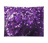 HETVBNS Beautiful Purple Glitter Tapestry Wall Hanging - 60"x80" Aesthetic Tapestries Soft Polyester Wall Art Decor Large Tapestry for Bedroom Living Room Dorm Backdrop, Hanging Kit Included