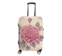 HETVBNS Beautiful Vintage Flower Luggage Cover, Elastic Luggage Protector Fits 19-32in Suitcases, Washable & Anti-Scratch Suitcase Cover for Men Women, style, XL, Classic