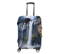 HETVBNS Beautiful Waterfall Luggage Cover, Elastic Luggage Protector Fits 19-32in Suitcases, Washable & Anti-Scratch Suitcase Cover for Men Women, style, L, Classic