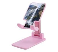 HETVBNS Beautiful Waterfall Phone Stand for Desk - Adjustable & Foldable Tablet Stand Portable Cell Phone Stand Holder Compatible with 4-13" Smartphones, Tablets