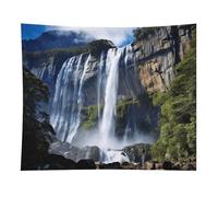 HETVBNS Beautiful Waterfall Tapestry Wall Hanging - 50"x60" Aesthetic Tapestries Soft Polyester Wall Art Decor Large Tapestry for Bedroom Living Room Dorm Backdrop, Hanging Kit Included