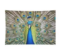 HETVBNS Beauty Peacock Tapestry Wall Hanging - 60"x90" Aesthetic Tapestries Soft Polyester Wall Art Decor Large Tapestry for Bedroom Living Room Dorm Backdrop, Hanging Kit Included