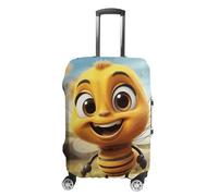 HETVBNS Bee Luggage Cover, Elastic Luggage Protector Fits 19-32in Suitcases, Washable & Anti-Scratch Suitcase Cover for Men Women, style, L, Classic