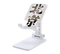 HETVBNS Beijing China Phone Stand for Desk - Adjustable & Foldable Tablet Stand Portable Cell Phone Stand Holder Compatible with 4-13" Smartphones, Tablets