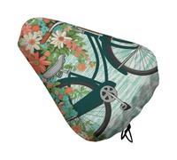 HETVBNS Bicycle with Flower Bike Seat Cover Waterproof Bicycle Seat Cover