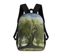 HETVBNS Big Trees Backpack for Women Men, Durable 600D Polyester Bookbag with Large Capacity, Lightweight 17 Inch Laptop Backpack Minimalism Casual Daypack for Work, Travel
