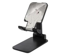 HETVBNS Black White Swans Phone Stand for Desk - Adjustable & Foldable Tablet Stand Portable Cell Phone Stand Holder Compatible with 4-13" Smartphones, Tablets
