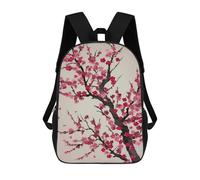 HETVBNS Blooming Cherry Tree Backpack for Women Men, Durable 600D Polyester Bookbag with Large Capacity, Lightweight 17 Inch Laptop Backpack Minimalism Casual Daypack for Work, Travel