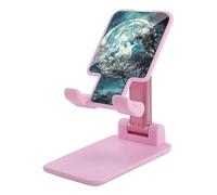 HETVBNS Blue Moon Phone Stand for Desk - Adjustable & Foldable Tablet Stand Portable Cell Phone Stand Holder Compatible with 4-13" Smartphones, Tablets