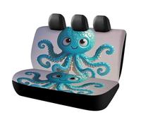 HETVBNS Blue Octopus Tentacles Illustration Car Seat Covers for Back Seat Pet Protector, Universal Auto Rear Seats Cover, Non Slip Back Seats Covers for Car, Truck & SUV