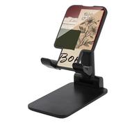 HETVBNS Boho Abstract Floral Phone Stand for Desk - Adjustable & Foldable Tablet Stand Portable Cell Phone Stand Holder Compatible with 4-13" Smartphones, Tablets