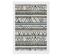 HETVBNS Boho Triangle Stripes Diamond Painting Kits for Adults, Full Round Drill DIY Diamond Art for Beginners, 5D Gem Art and Crafts for Home Wall Decor 8"x12"