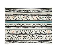 HETVBNS Boho Triangle Stripes Tapestry Wall Hanging - 60"x80" Aesthetic Tapestries Soft Polyester Wall Art Decor Large Tapestry for Bedroom Living Room Dorm Backdrop, Hanging Kit Included