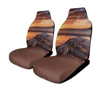 HETVBNS - Breathable Car Seat Cover with Elastic Band Edge Car Seat Cover Interior Accessories for SUV Sedan Van Truck 2 Pack