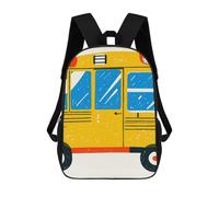 HETVBNS Car Print Backpack for Women Men, Durable 600D Polyester Bookbag with Large Capacity, Lightweight 17 Inch Laptop Backpack Minimalism Casual Daypack for Work, Travel