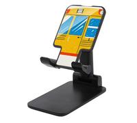 HETVBNS Car Print Phone Stand for Desk - Adjustable & Foldable Tablet Stand Portable Cell Phone Stand Holder Compatible with 4-13" Smartphones, Tablets