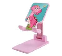 HETVBNS Cartoon Dinosaur Images Phone Stand for Desk - Adjustable & Foldable Tablet Stand Portable Cell Phone Stand Holder Compatible with 4-13" Smartphones, Tablets