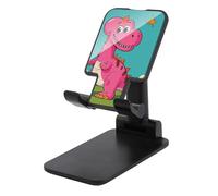 HETVBNS Cartoon Dinosaur Images Phone Stand for Desk - Adjustable & Foldable Tablet Stand Portable Cell Phone Stand Holder Compatible with 4-13" Smartphones, Tablets