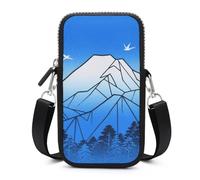HETVBNS Cartoon Moutain Cell Phone Bag with Detachable Strap, Aesthetic Mini Sling Bag Small Crossbody Bag for Phone