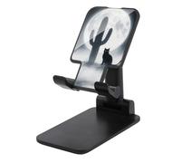 HETVBNS Cat Cactus Phone Stand for Desk - Adjustable & Foldable Tablet Stand Portable Cell Phone Stand Holder Compatible with 4-13" Smartphones, Tablets