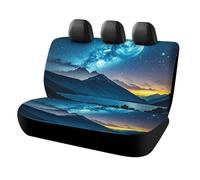 HETVBNS Celestial Night Sky Car Seat Covers for Back Seat Pet Protector, Universal Auto Rear Seats Cover, Non Slip Back Seats Covers for Car, Truck & SUV